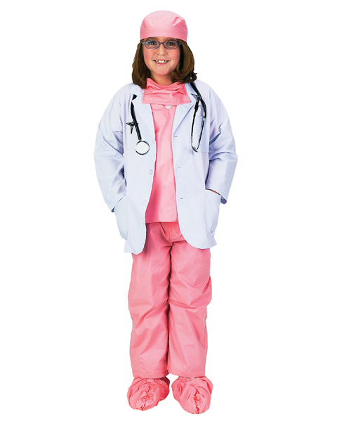 Child Jr. Pink Physician Costume - Click Image to Close