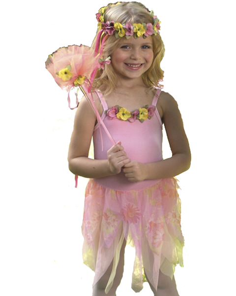 Child Pink Wood Nymph Costume - Click Image to Close
