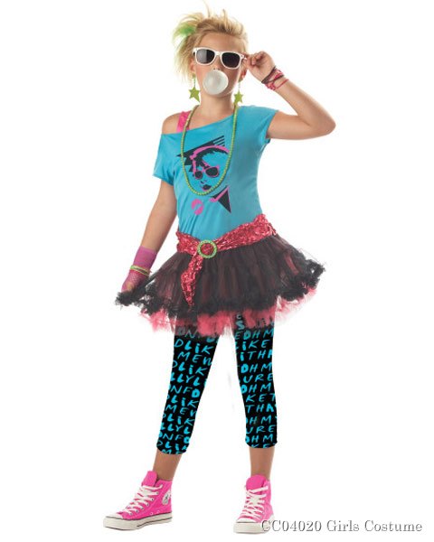 80s Valley Girl Tween Costume - Click Image to Close