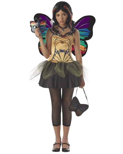 Tween Butterfly Masquerade Costume - Click Image to Close
