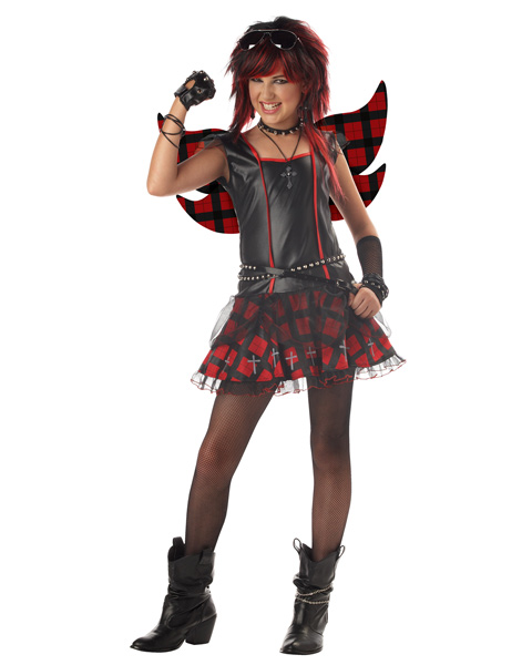 Kids Rebel Fairy Costume - Click Image to Close