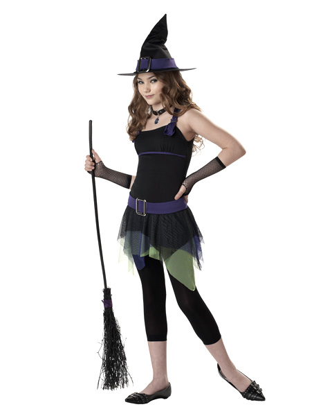 Kids Sassy Witch Costume - Click Image to Close