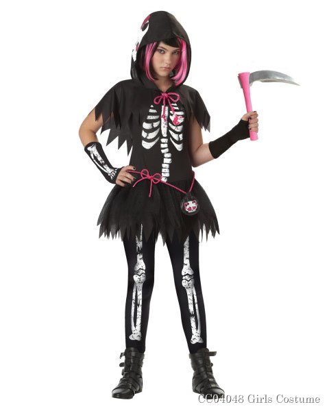 Girls The Love Reaper Tween Costume - Click Image to Close