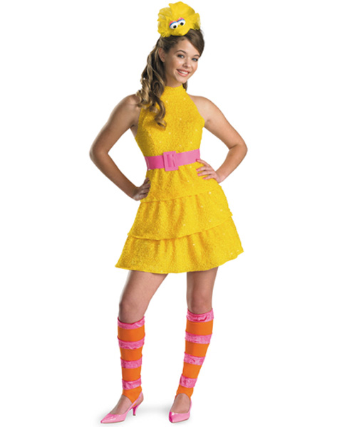 Sesame Street Big Bird Girls Costume - Click Image to Close