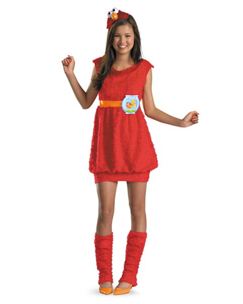 Sesame Street Elmo Girls Costume - Click Image to Close