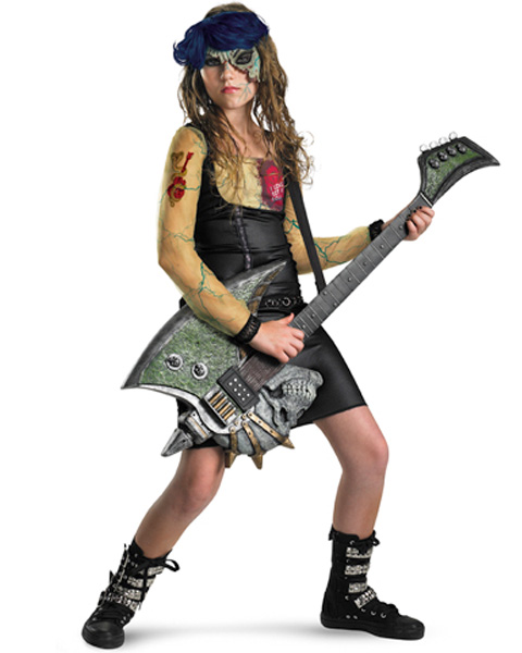 Heartbreak Rocker Girls Costume