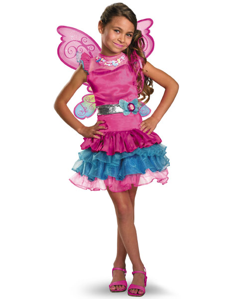 Deluxe Barbie Fairy Secret Girls Costume - Click Image to Close