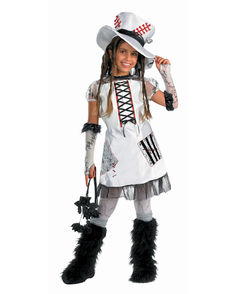 Monster Bride White Costume for Child - Click Image to Close