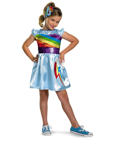 My Little Pony Rainbow Dash TV Classic Girls Costume - Click Image to Close