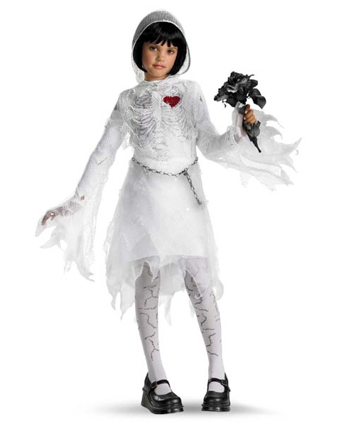 Skeleton Bride Girls Costume - Click Image to Close