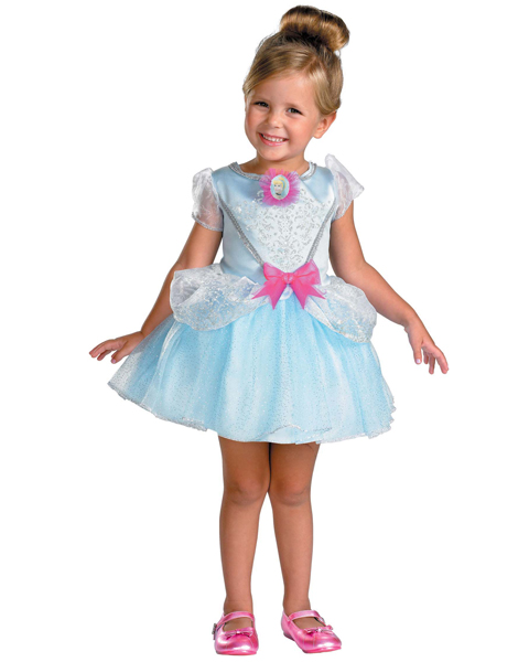 Girls Disney Ballerina Cinderella Costume - Click Image to Close