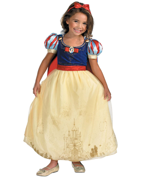 Girls Prestige Snow White Costume - Click Image to Close