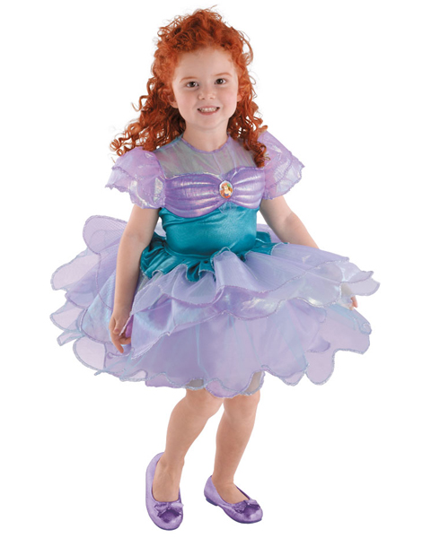 Girls Disney Ballerina Ariel Costume - Click Image to Close