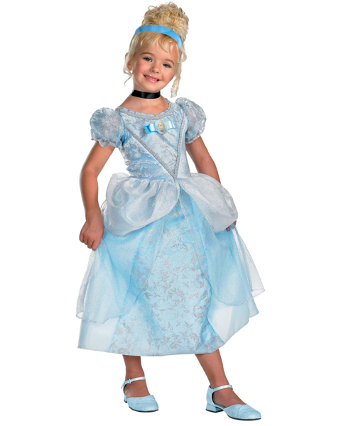 Girls Disney Deluxe Cinderella Costume