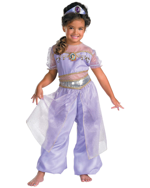 Girls Deluxe Disney Jasmine Costume