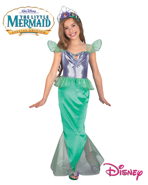 Kids Standard Ariel Little Mermaid Costume - Click Image to Close