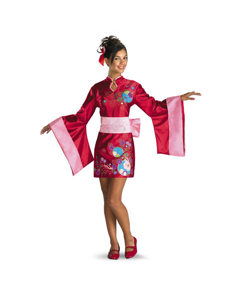 Girls Kimono Kutie Costume - Click Image to Close