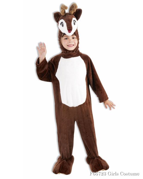 Childs Plush Reindeer Mascot - Click Image to Close
