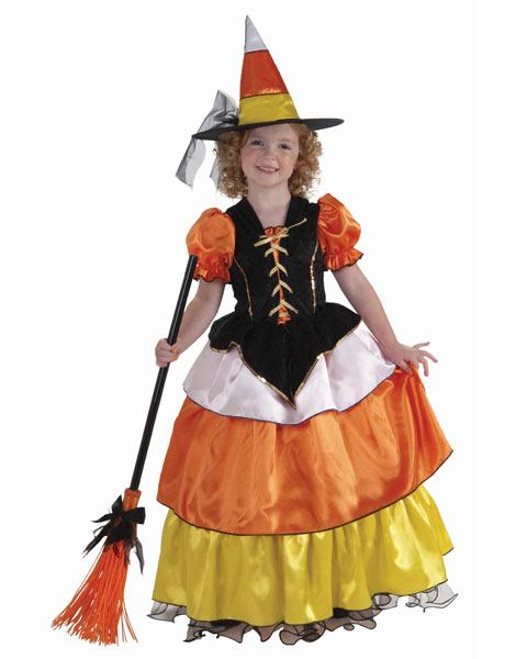 Candy Corn WitchGirls Costume - Click Image to Close