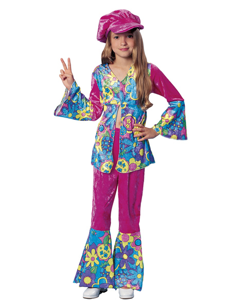 Flower Power Costume for Girl - Click Image to Close