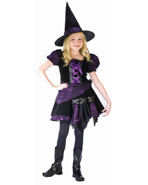 Violet Witch Costume for Child - Click Image to Close