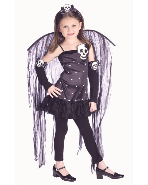 Skull Fairy Costume for Child - Click Image to Close