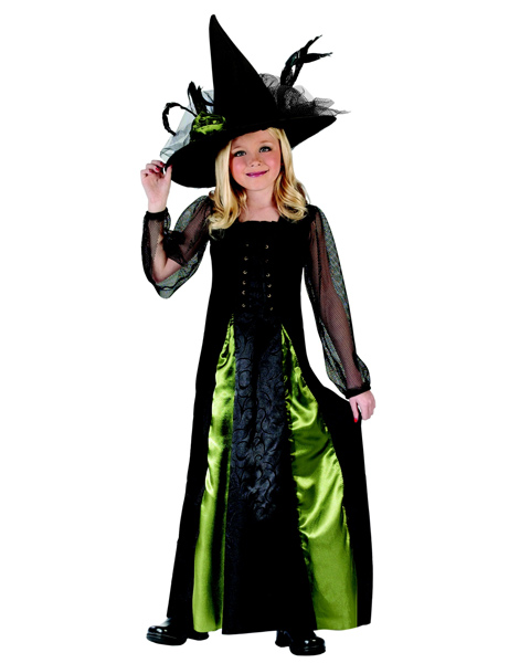 Child Goth Maiden Witch Costume - Click Image to Close