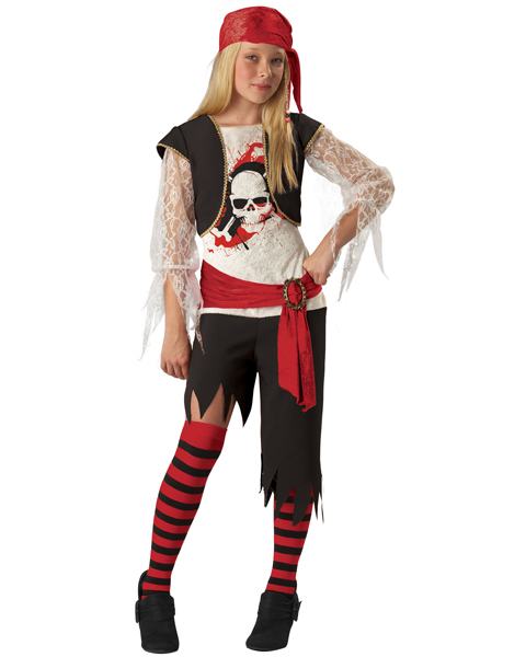 Child High Seas Sassy Pirate Costume - Click Image to Close