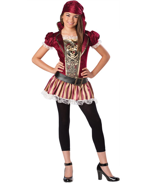 Swashbucklin Sass Girls Costume - Click Image to Close