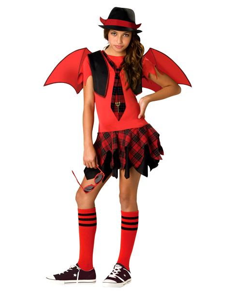 Delinquent Devil Costume Tween