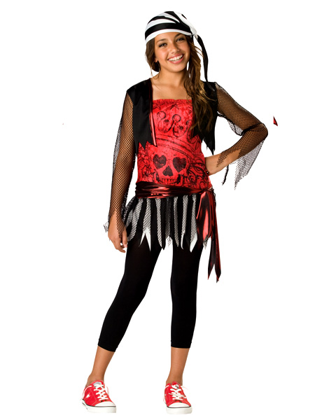 Pirate Lass Costume Tween - Click Image to Close