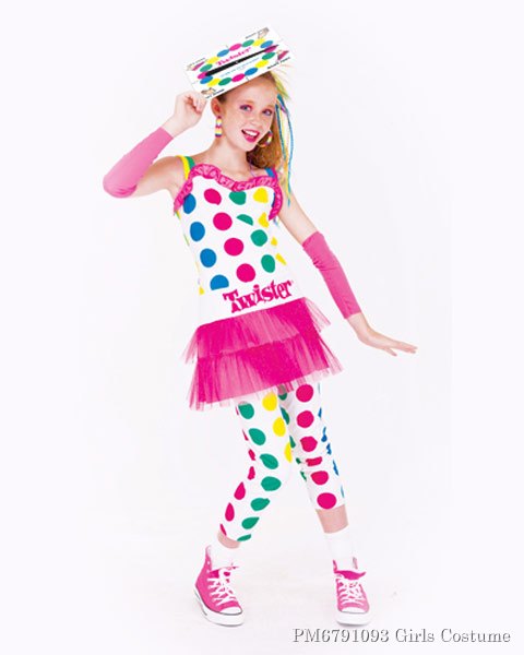 Tween Twister Pink Girls Costume