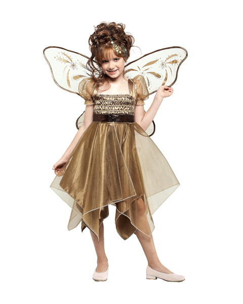 Child Metallic Copper Fairy - Click Image to Close