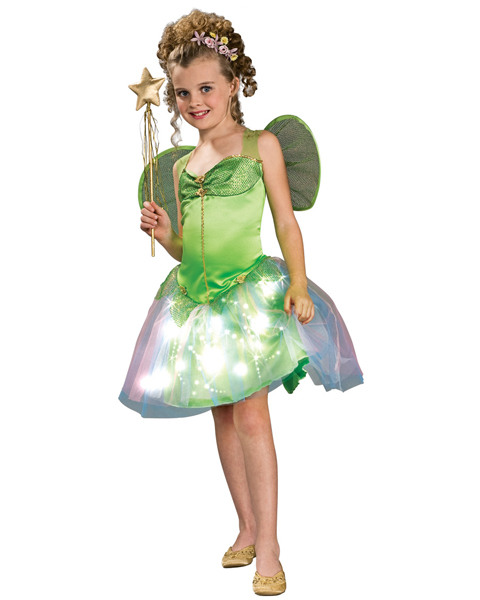 Childs Light-Up Twinkler Fairy Costume - Click Image to Close