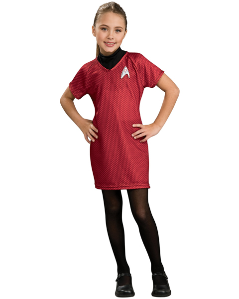 Star Trek The Movie Child Deluxe Red Dress