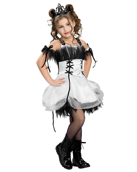 Gothic Ballerina Girls Costume - Click Image to Close