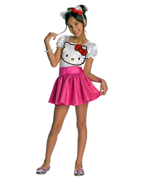 Hello Kitty Tutu Dress Costume for Girls - Click Image to Close