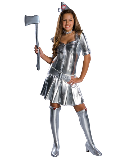 Tween Girl Wizard of Oz Tin Woman Costume
