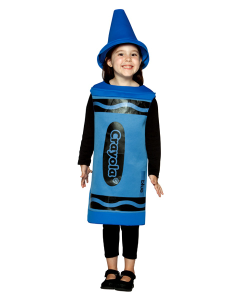 Kids Blue Crayola Crayon Costume - Click Image to Close