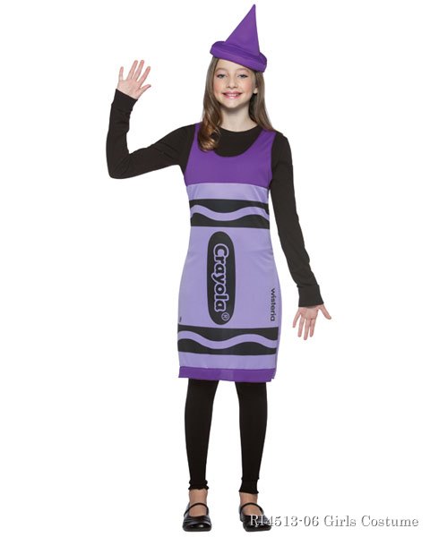 Crayola Wisteria Girls Tween Costume