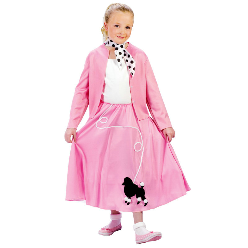 Grease Poodle Skirt and Sweater Child Costume - Click Image to Close