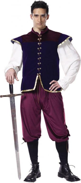 Renaissance Nobleman Adult Costume - Click Image to Close