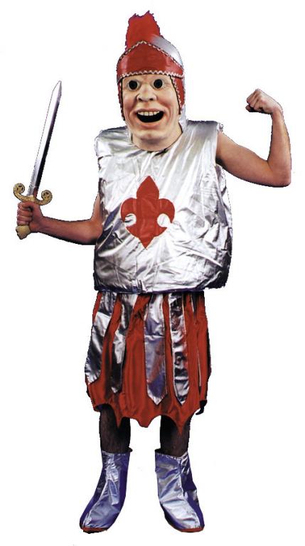 Trojan Body W/feet Mascot Costume - Click Image to Close