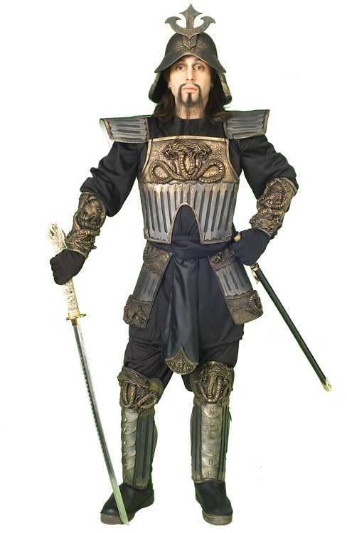 Samurai Warrior Adult Costume - Click Image to Close