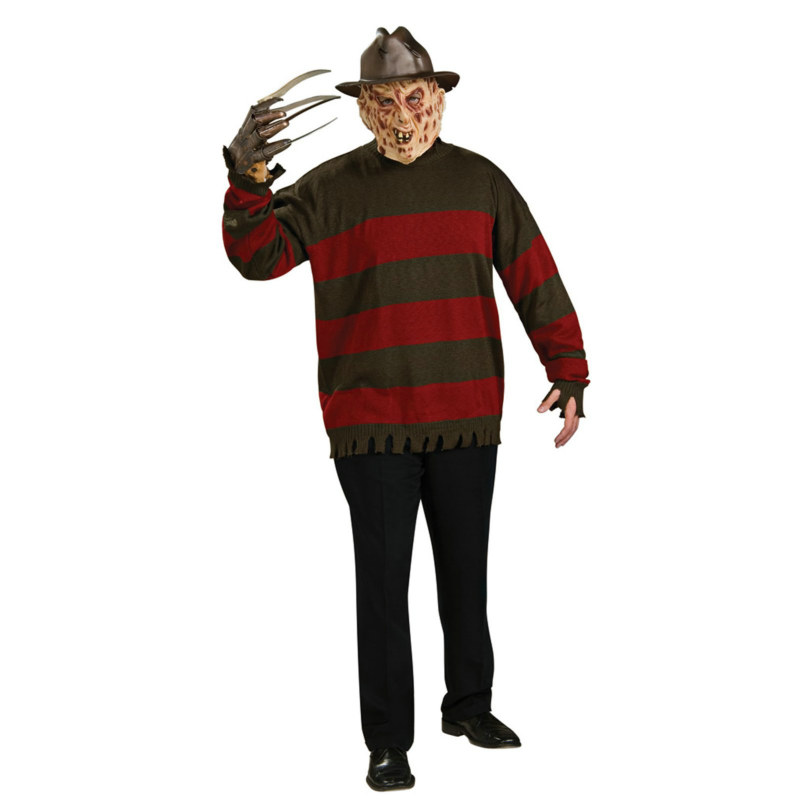 A Nightmare on Elm Street Freddy Sweater Deluxe Adult Plus Costu
