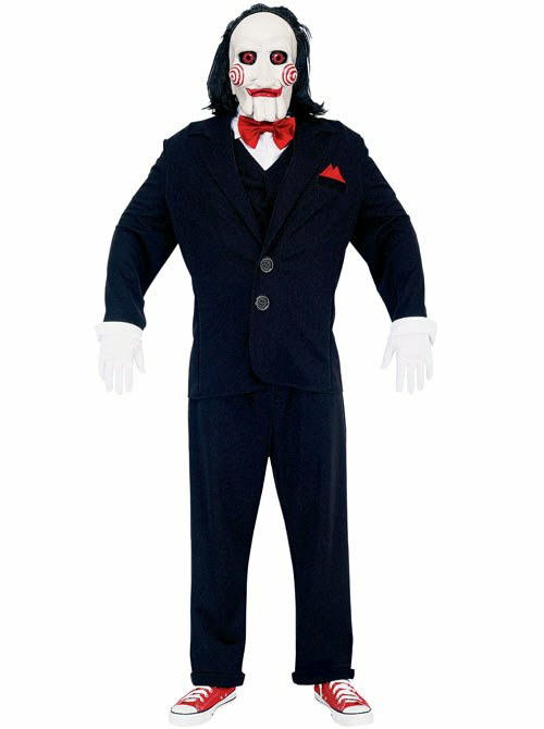 Saw: Jigsaw Puppet Adult Costume - Click Image to Close