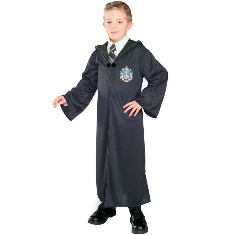 Harry Potter - Slytherin Robe Child Costume - Click Image to Close