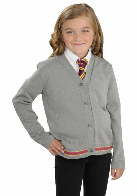 Harry Potter Hermione Cardigan and Tie Child Costume - Click Image to Close