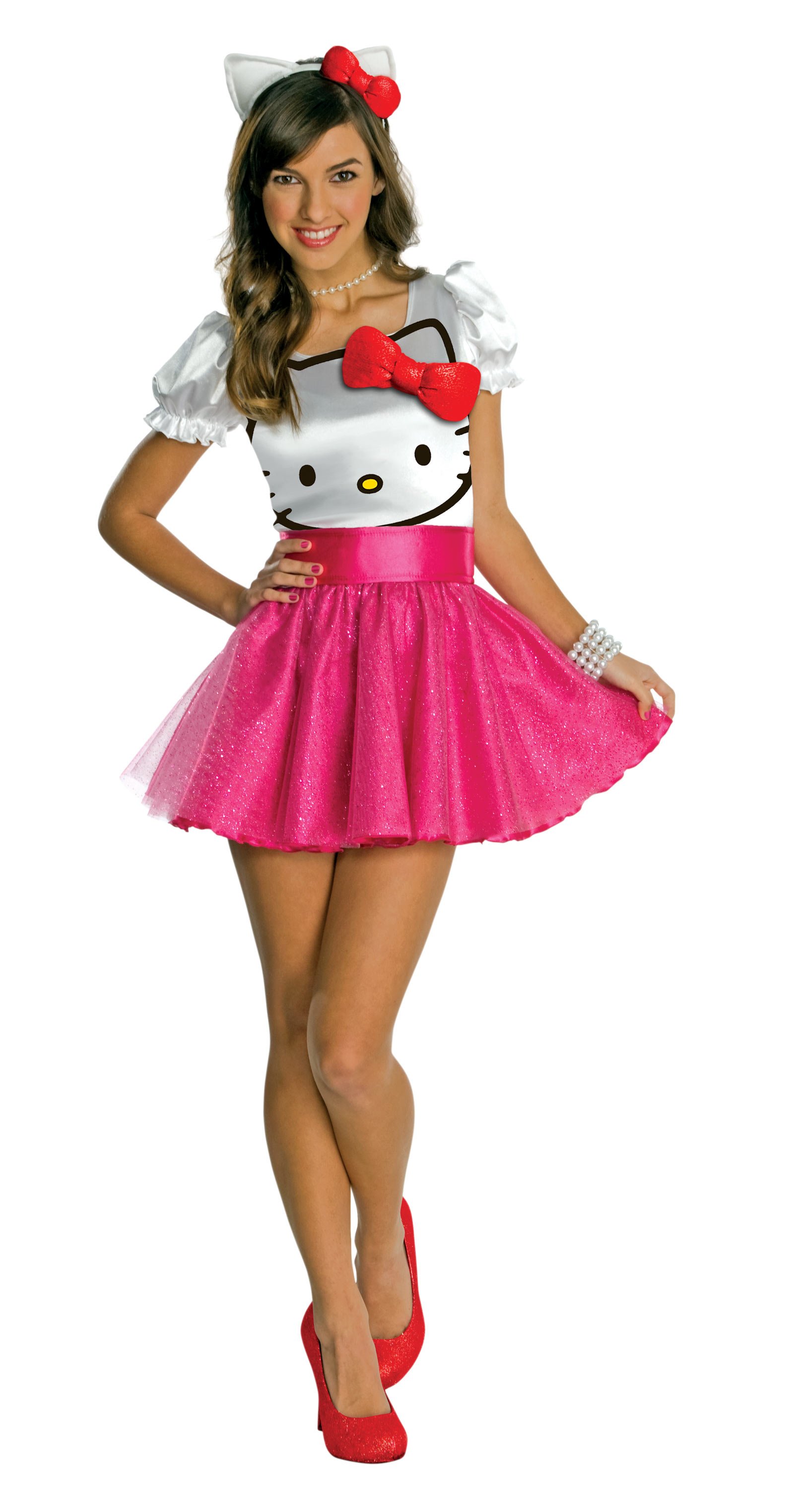 Hello Kitty - Hello Kitty Tutu Dress Teen Costume