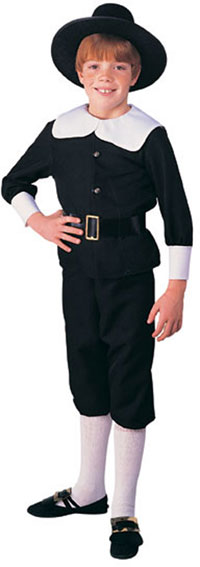 Pilgrim Boy Costume - Click Image to Close